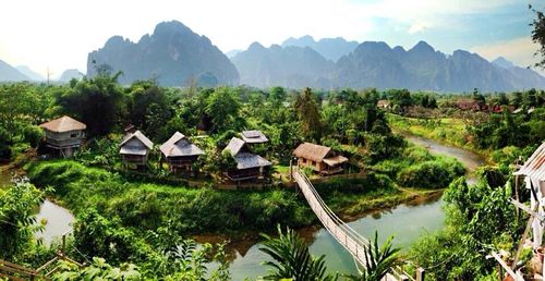 Scenic view of mountains