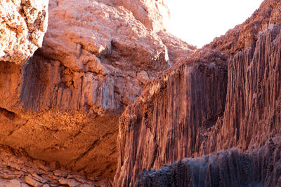 Rock formations in a desert