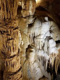 Full frame shot of rock in cave