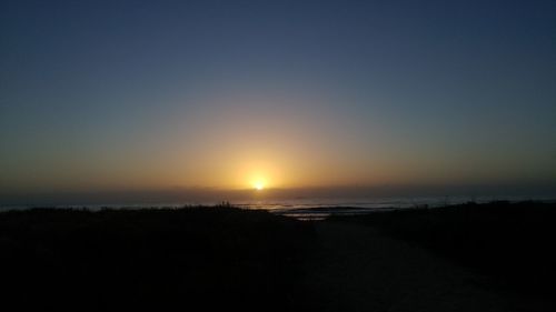 Scenic view of sunset