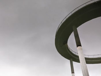 Low angle view of bridge against sky