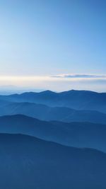 Scenic view of landscape against sky during sunset