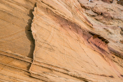 Full frame shot of rock formation