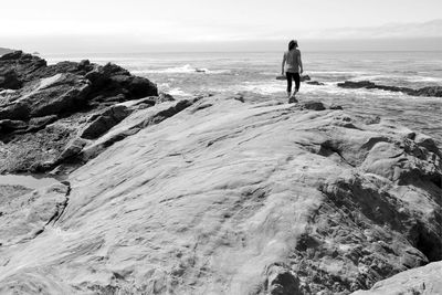 Man standing on beach