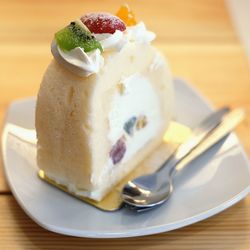 Close-up of ice cream in plate