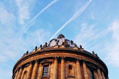 Low angle view of historical building against sky