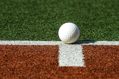 Close-up of ball on table