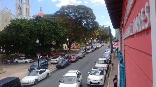 View of city street