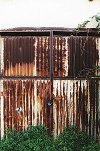 Close-up of old building