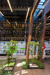 Interior of shopping mall