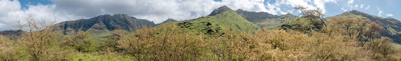 Panoramic view of landscape against sky