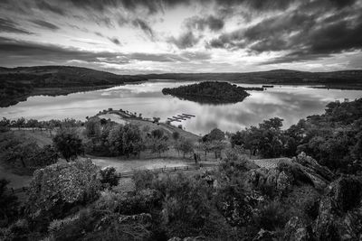 Scenic view of landscape against sky