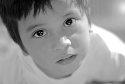 Close-up of cute boy