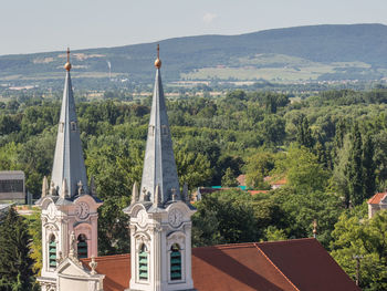 Esztergom at the danube river