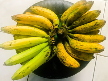 High angle view of fruits