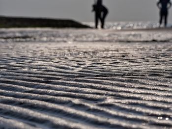 Surface level of shore