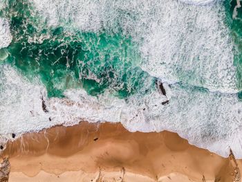 Full frame shot of sea shore