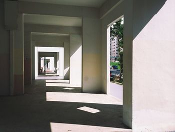 View of corridor in building