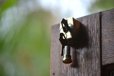 Close up of lamp