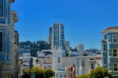 View of buildings in city