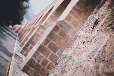 Low angle view of built structure against sky