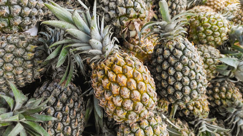 Full frame shot of pineapple