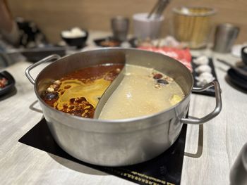 Close-up of food in container