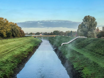 Scenic view of river against sky