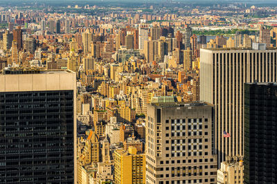 Aerial view of buildings in city