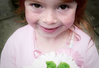 Portrait of young woman