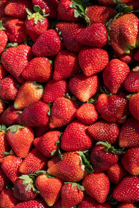 Full frame shot of strawberries