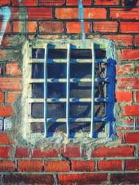 Close-up of brick wall