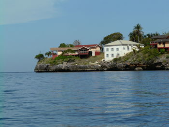 View of houses with waterfront