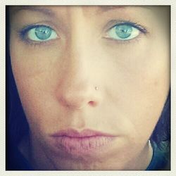 Close-up portrait of woman