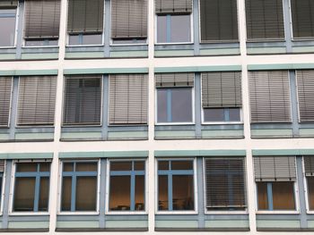 Full frame shot of building with windows