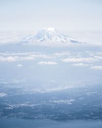 Aerial view of sea