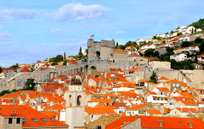 Buildings in a city