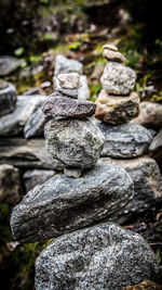 Close-up of stones