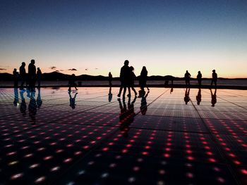 Salutation to the sun in zadar croatia