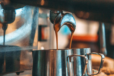 Close-up of coffee cup