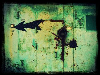 Close-up of weathered wall