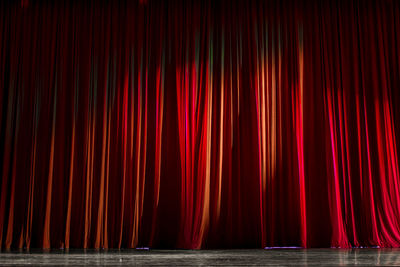 Full frame shot of illuminated red water