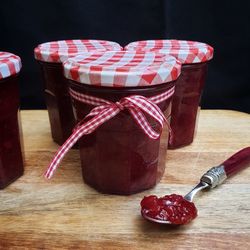 Close-up of cake on table