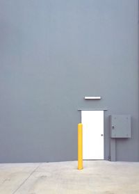 Close-up of yellow wall