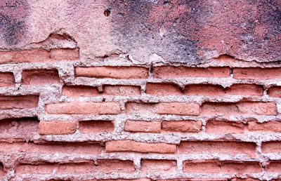 Full frame shot of brick wall