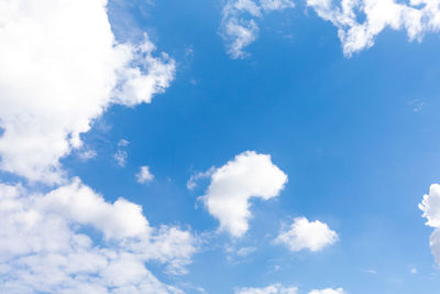 Low angle view of clouds in sky