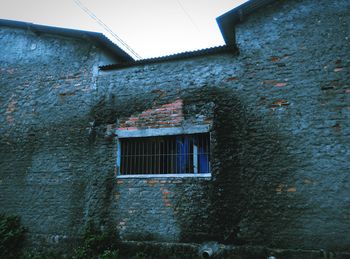 Low angle view of old building