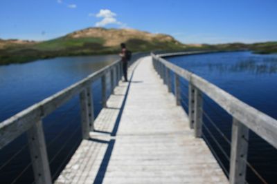 Pier leading to sea