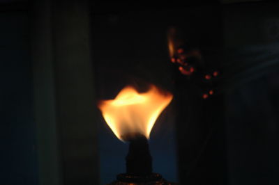 Close-up of fire