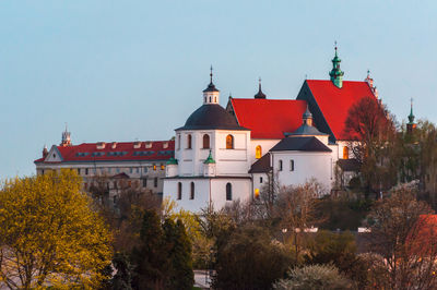 Panoramic view of buildings against sky